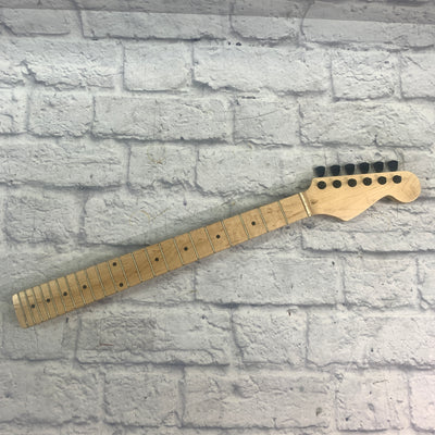 Unknown 22 Fret Maple Guitar neck w/ Tuners