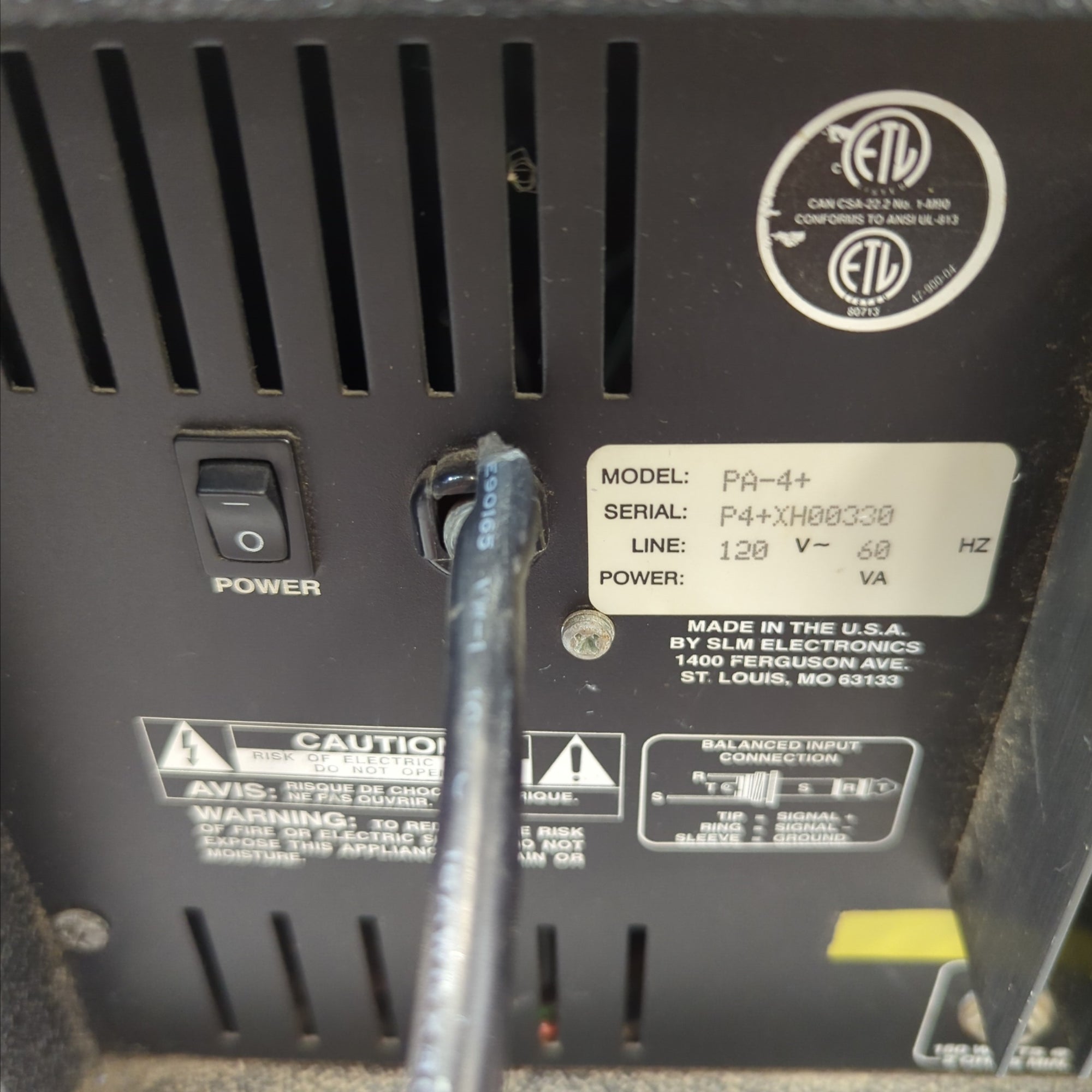 Crate PA-4+ 4 Channel Powered Mixer