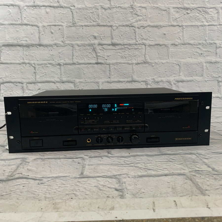 Marantz Professional PMD-500U Rackmount Cassette Recorder AS IS