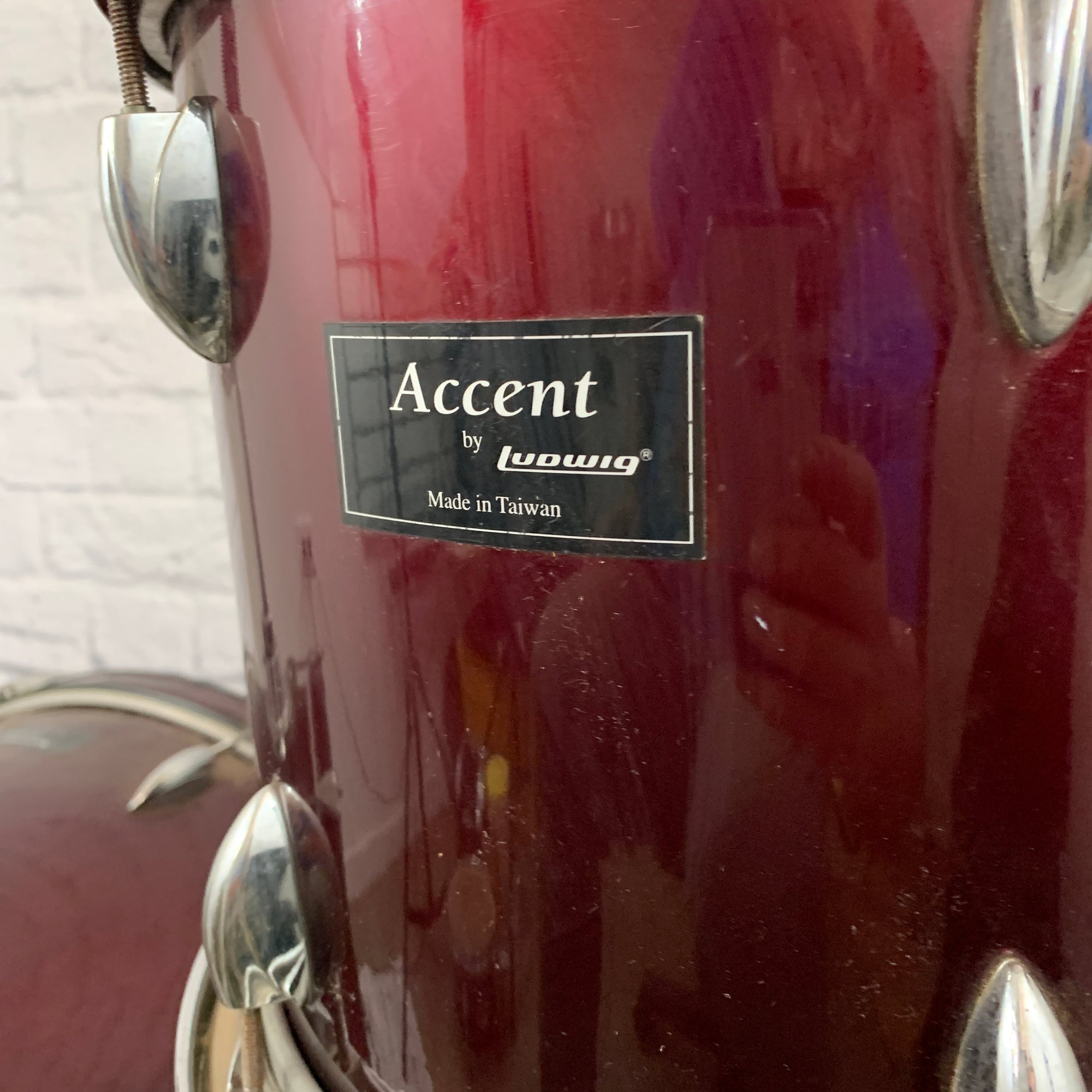 Ludwig Accent Drumkit Drum Kit Red