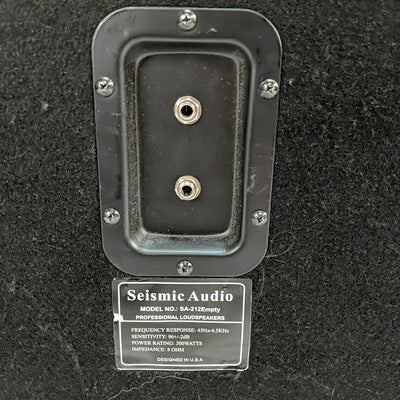 Seismic Audio 212 Unloaded Cab