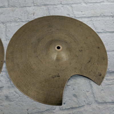 Zildjian Avedis Vintage 1960's 15" Hi Hats (Damaged)