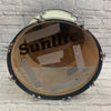 Sunlite 22in Bass Drum, White, Missing Legs & Brackets