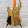 Custom Black Korina P-bass w/ Tinted neck and Rosewood Fretboard