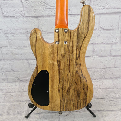 Custom Black Korina P-bass w/ Tinted neck and Rosewood Fretboard