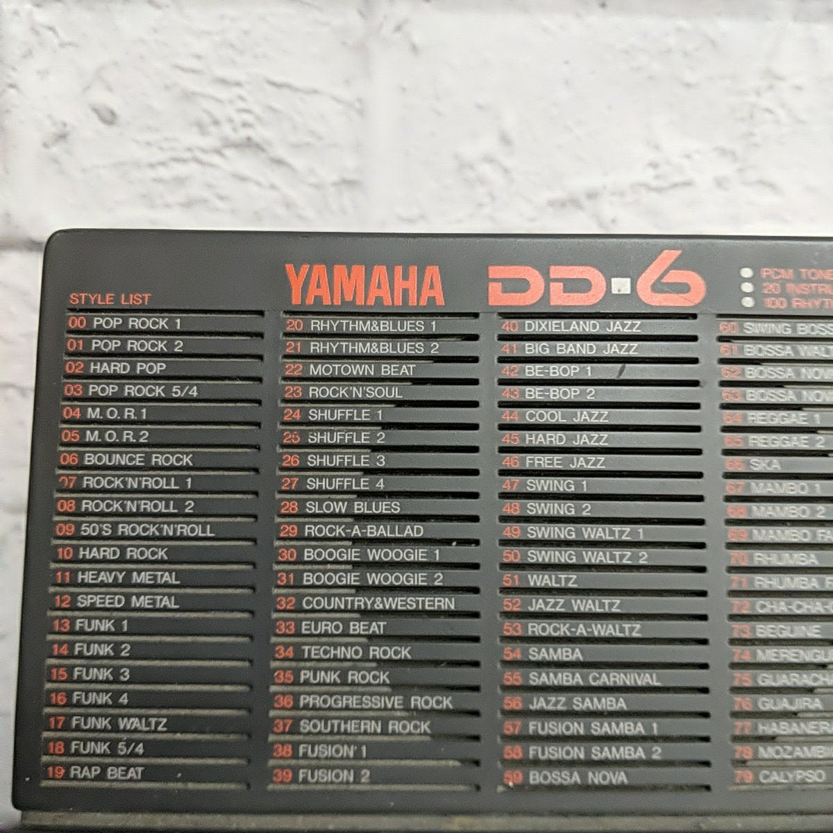Vintage Yamaha DD-6 Digital Drum Pad