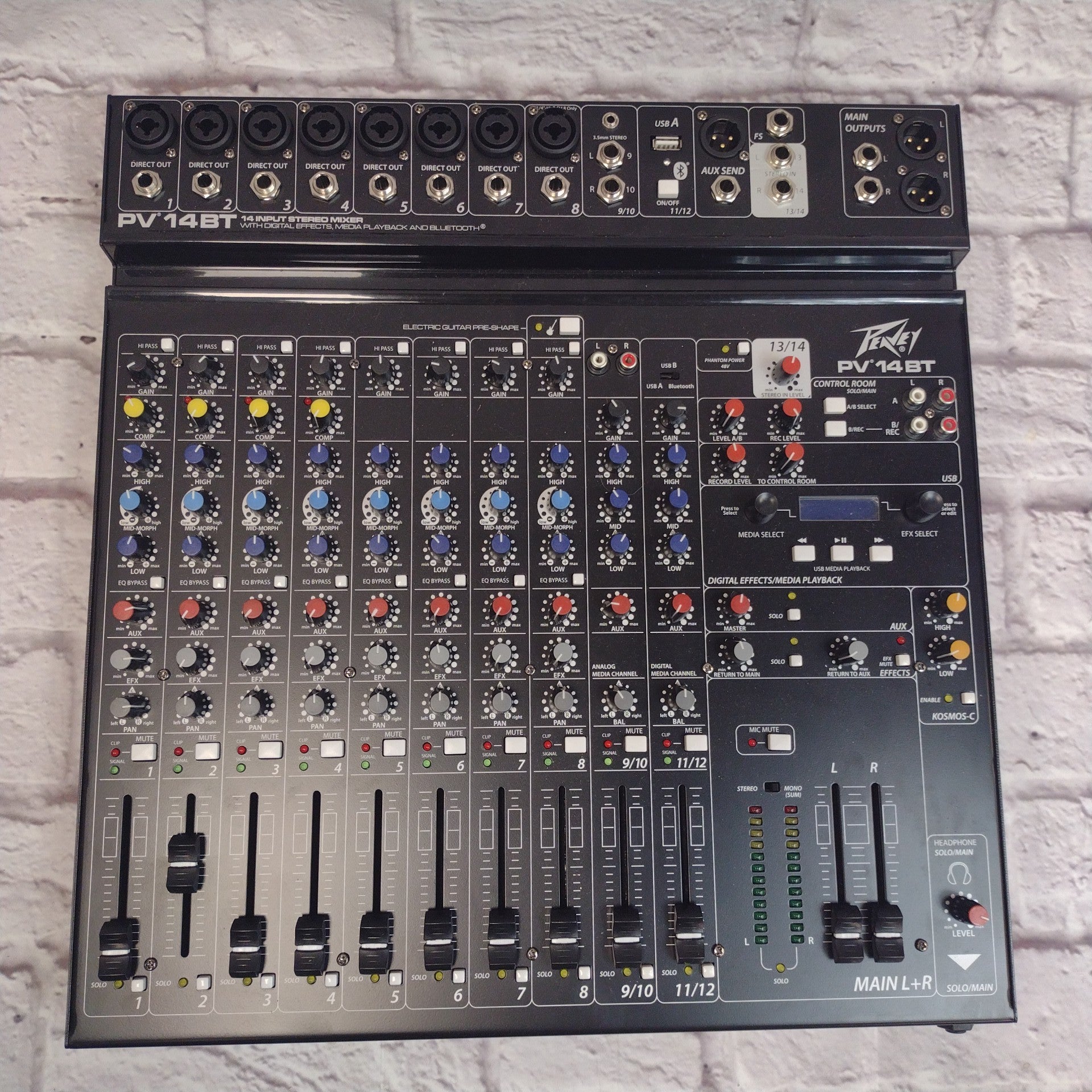 Peavey 14BT Mixer with Bluetooth and Effects