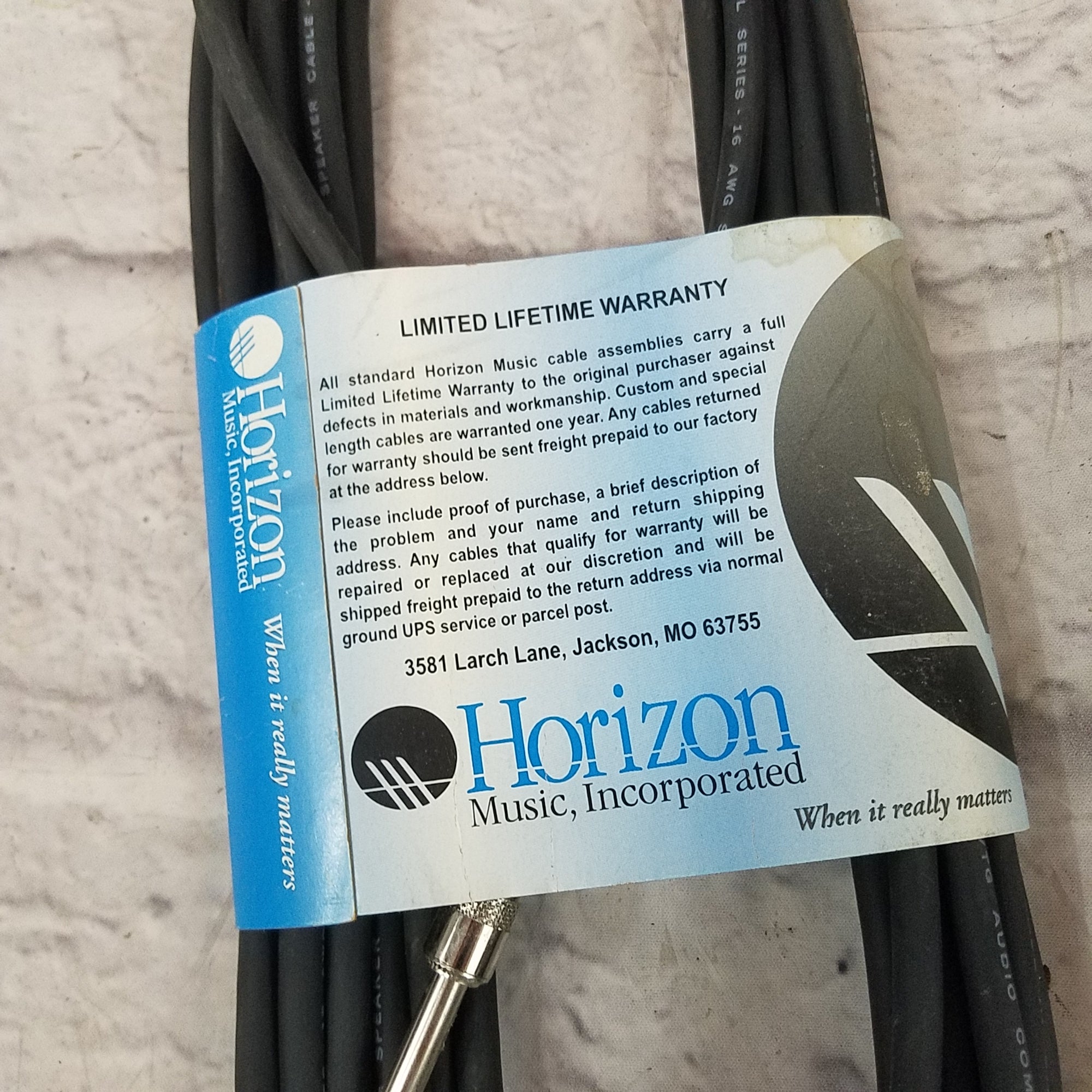 Horizon H16-20 20ft Speaker Cable