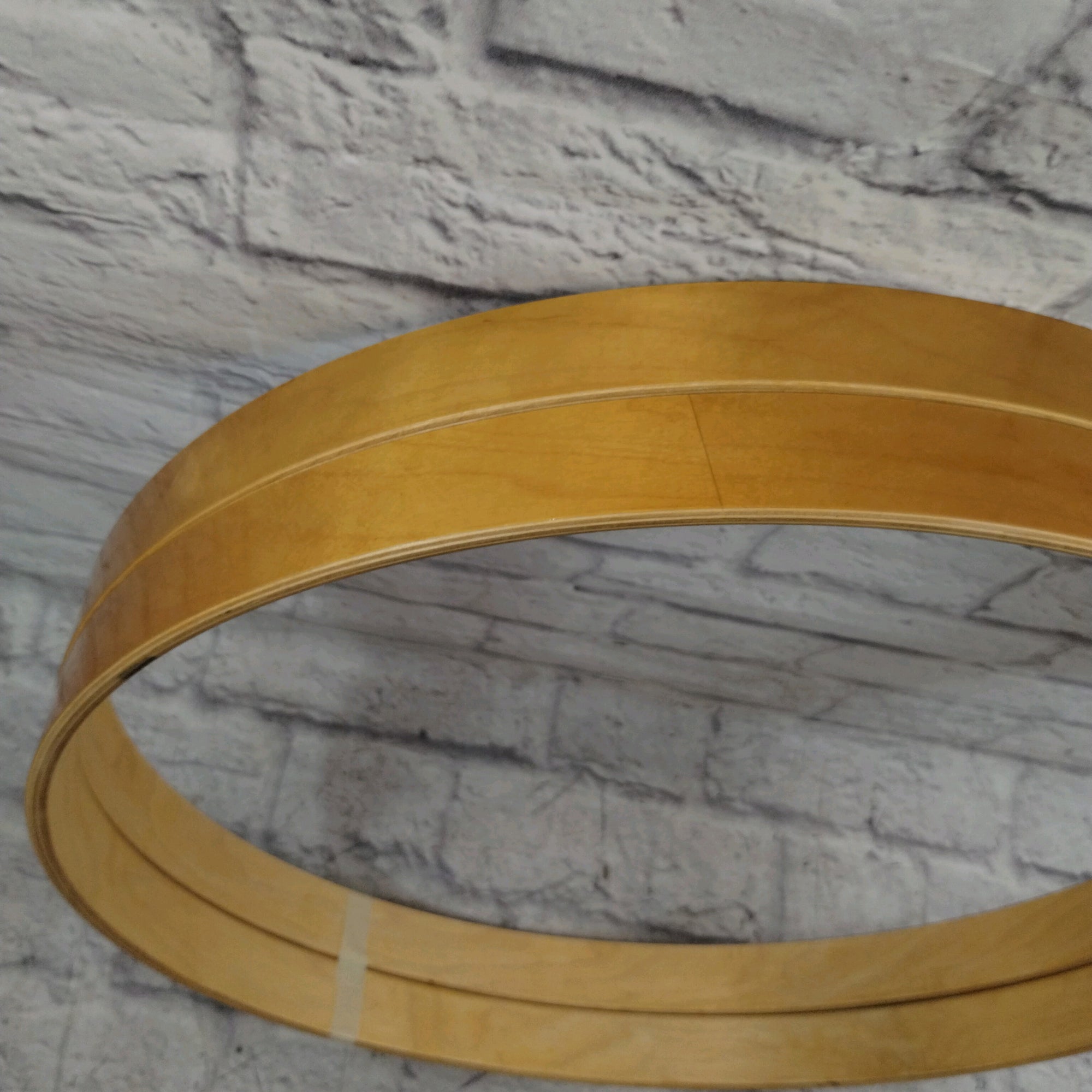 2 Yamaha 22" Maple Bass Drum Hoops 7ply