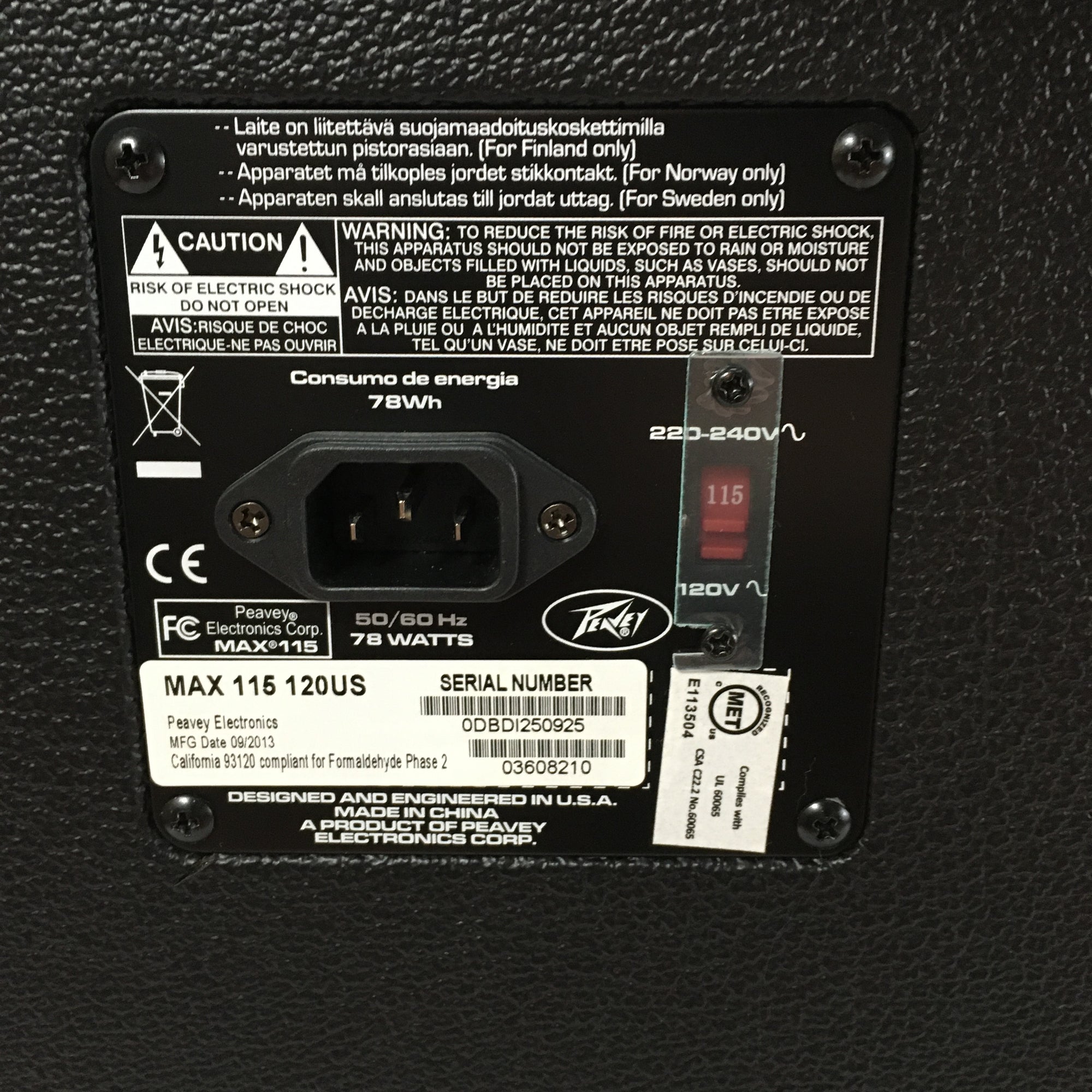 Peavey Max 115 Bass Combo