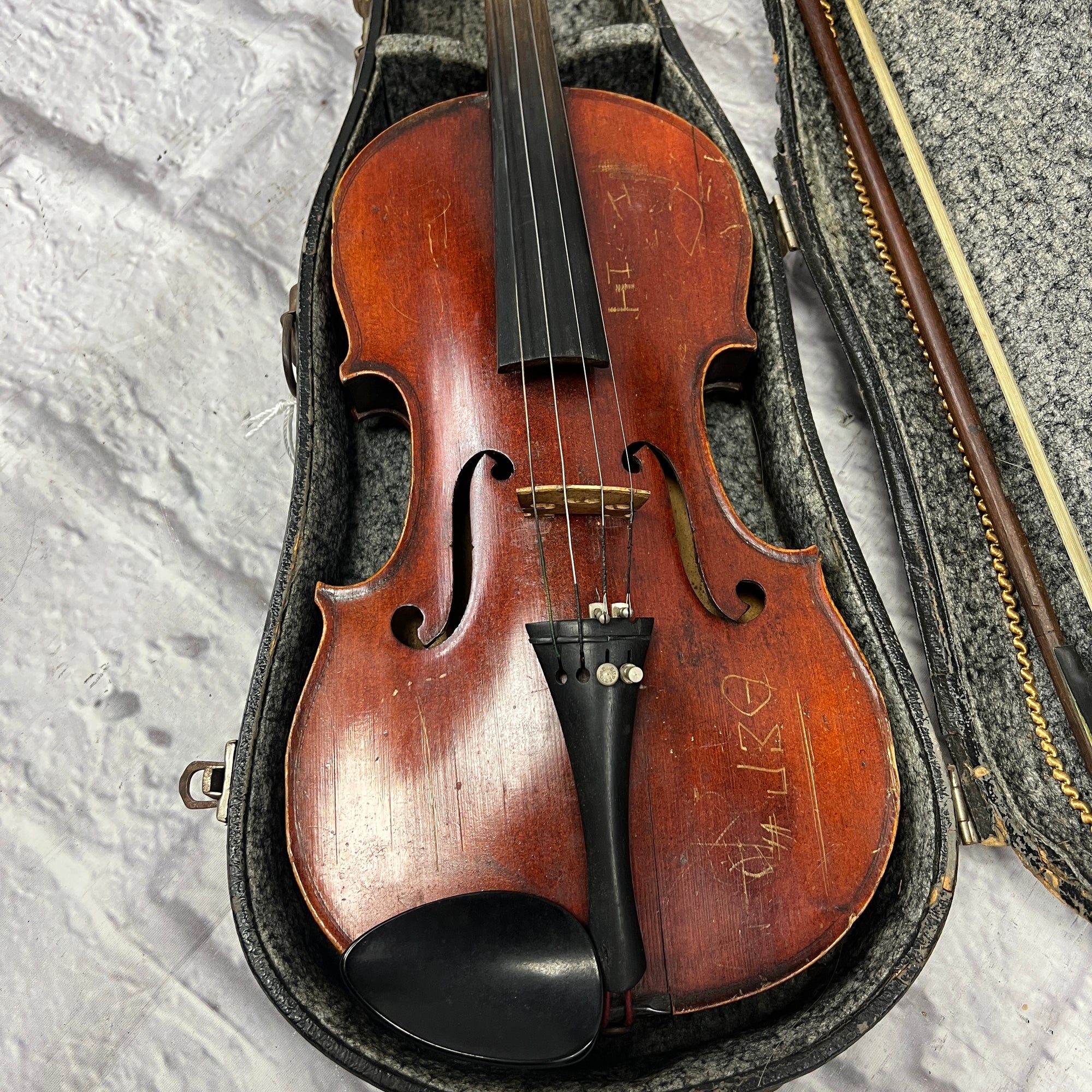 Vintage JTL Jerome Thibouville Lamy Medio Fino 4 4 Violin Made in Fran Evolution Music