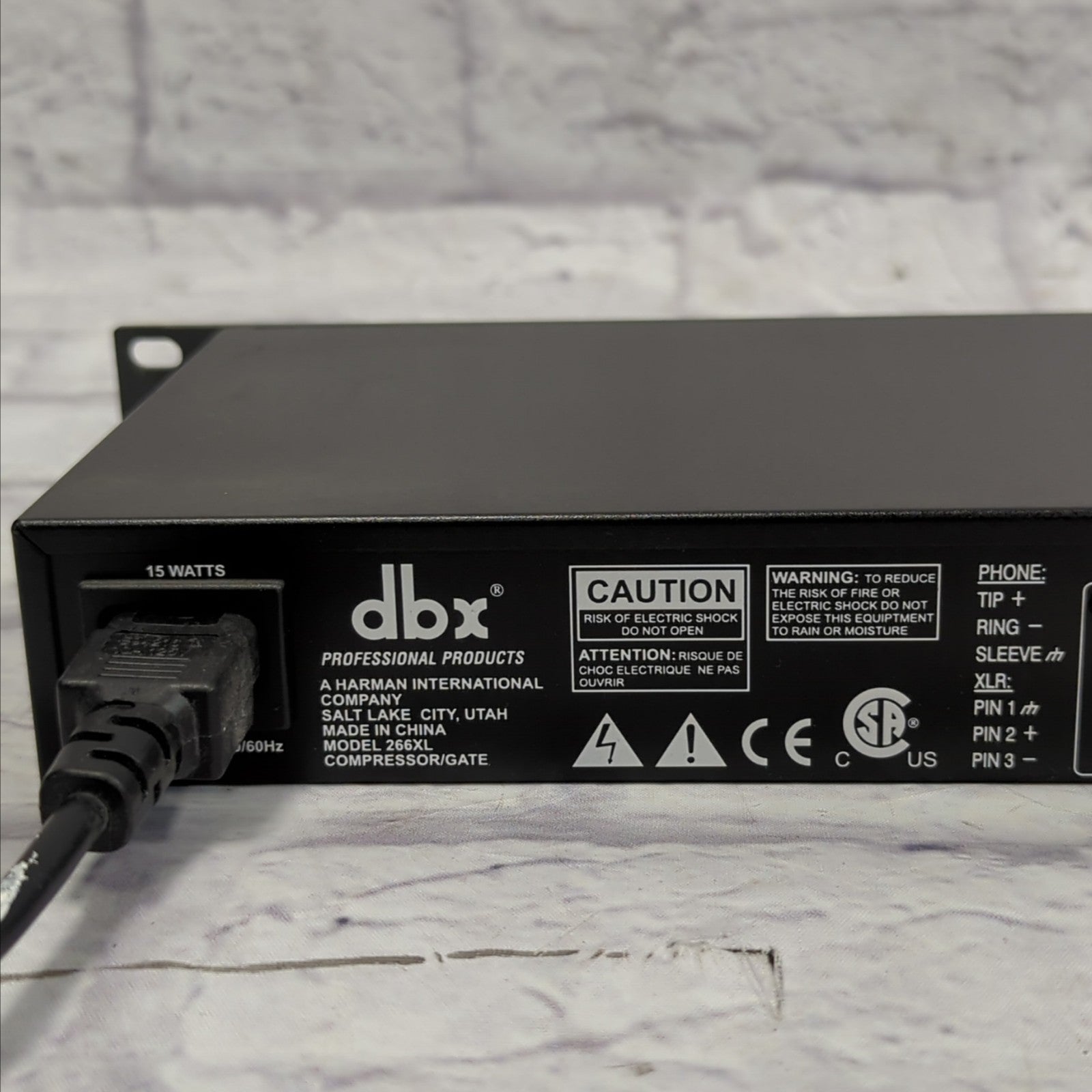 DBX 266XL Rack Compressor - Evolution Music