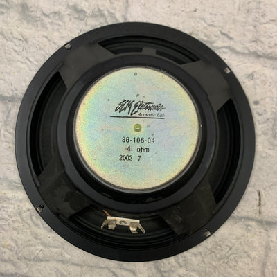 SLM Electronics 86-106-04 4ohm 10" Speaker