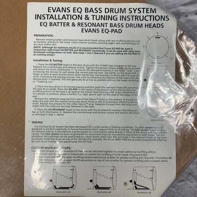 Evans EQ-Pad Bass Drum Muffling Pad