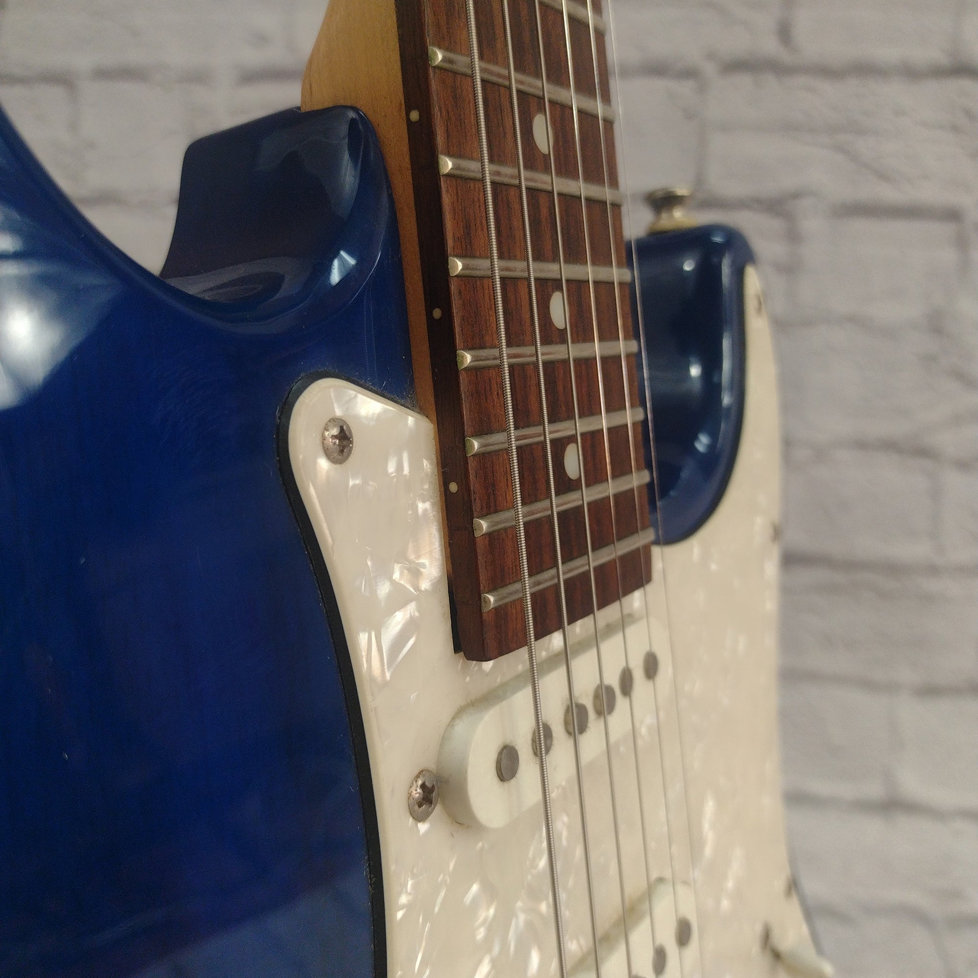 Brownsville Strat Style Electric Guitar - Blue
