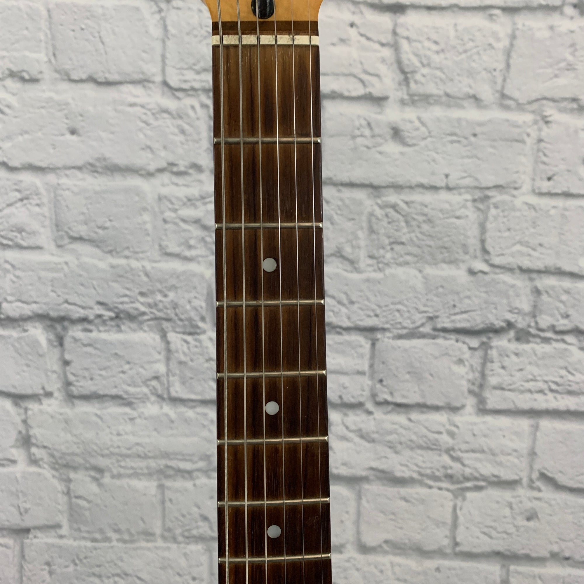 Austin Strat Style Electric Guitar Trans Green with Photo-Flame Top