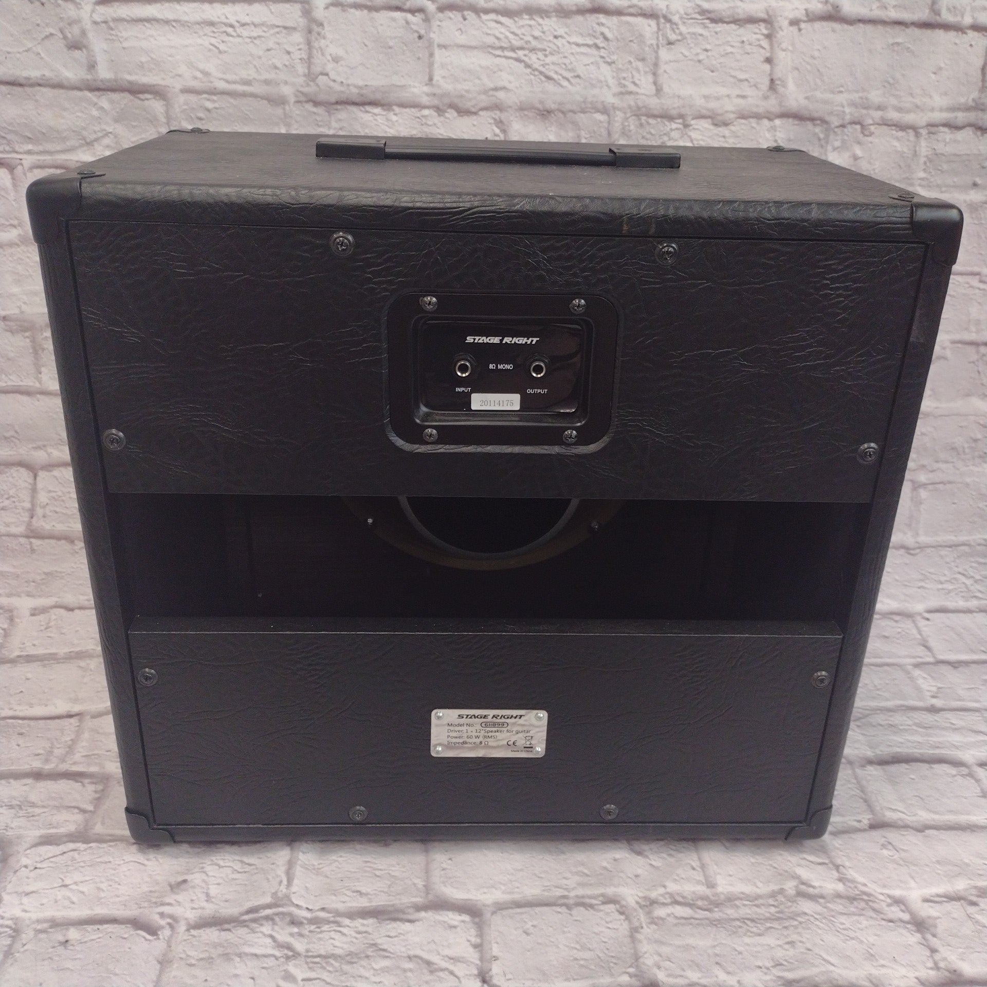Stage Right By Monoprice Vintage 30 Equipped 1x12 Cab