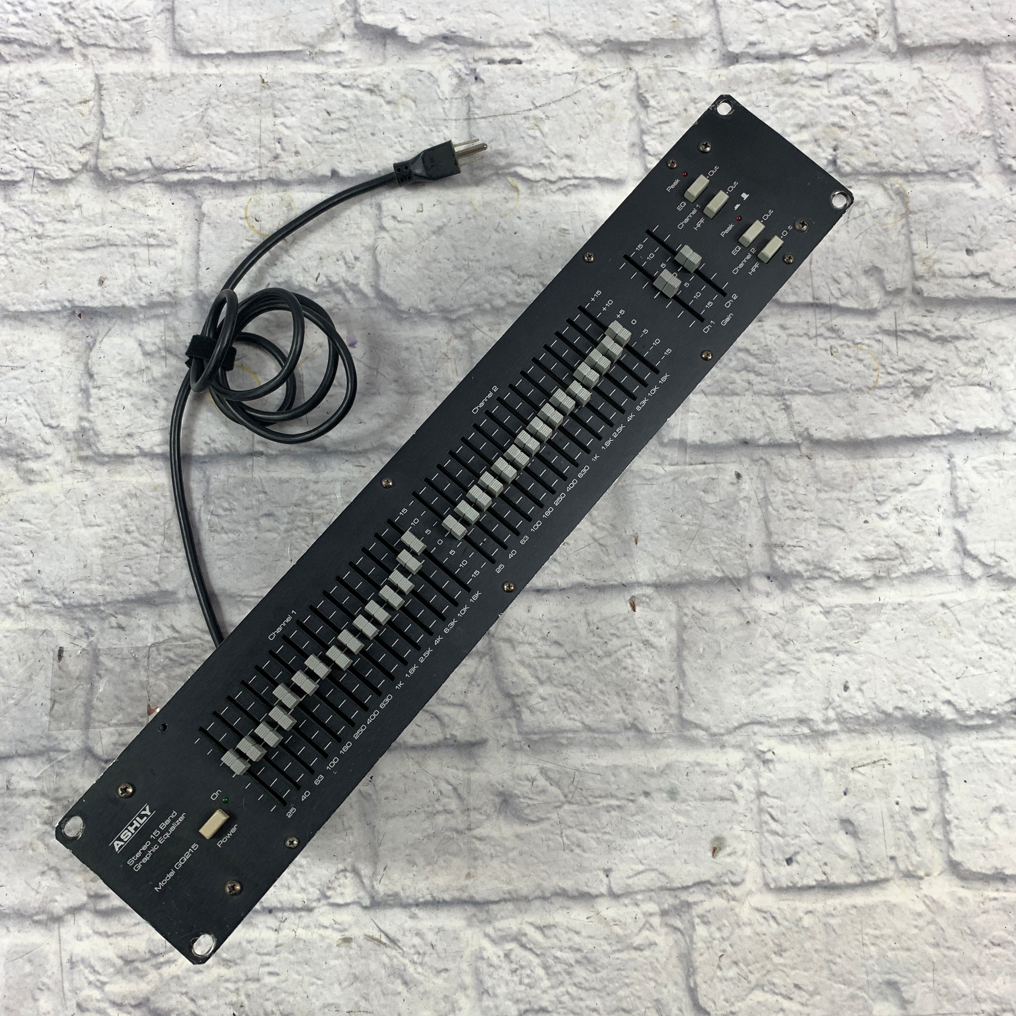 Ashly Stereo GQ215 Graphic Equalizer Rack Unit