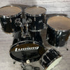 Ludwig Accent 5 Piece Drum Kit Black