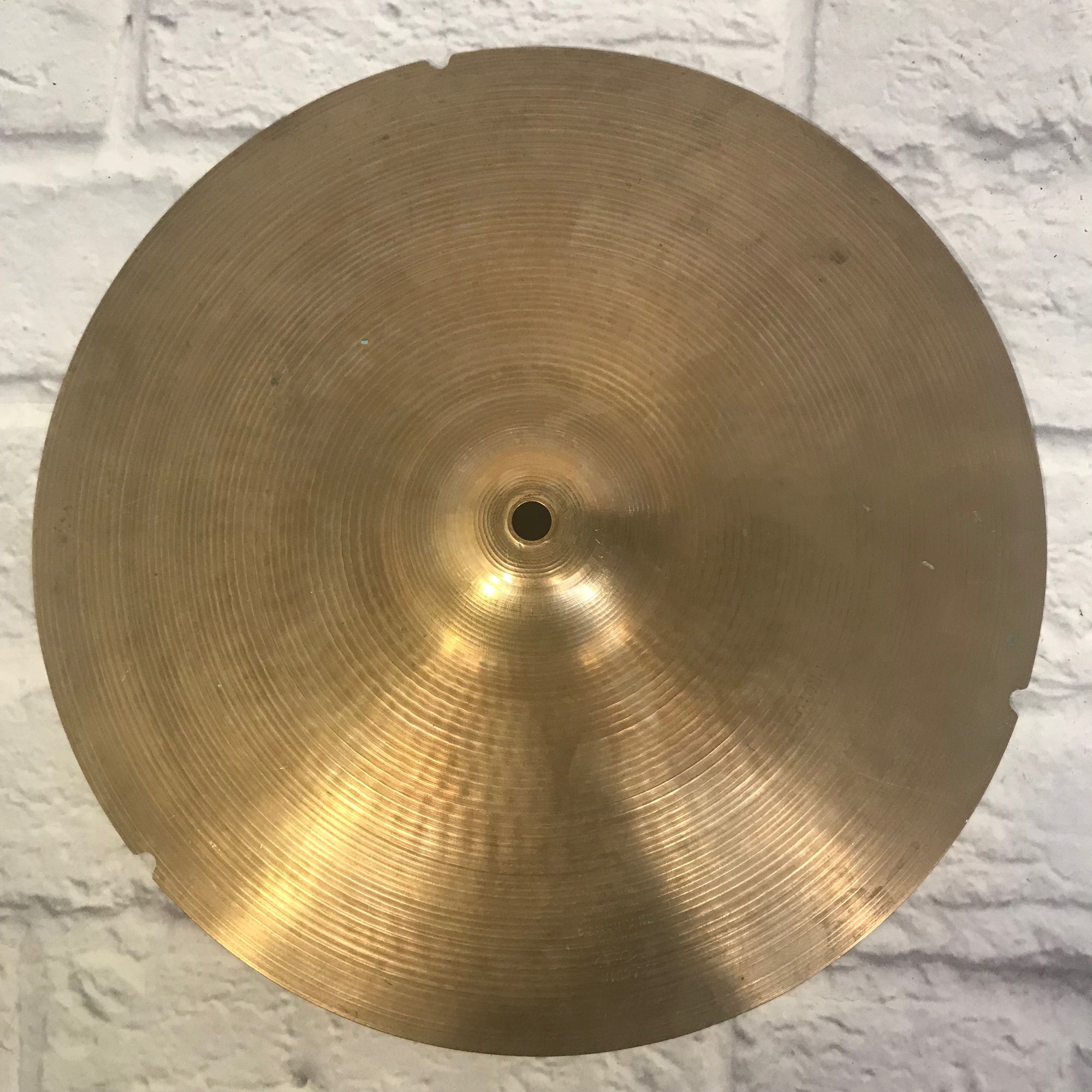 1970's Zildjian 14 Inch Hi Hat Cymbal Pair