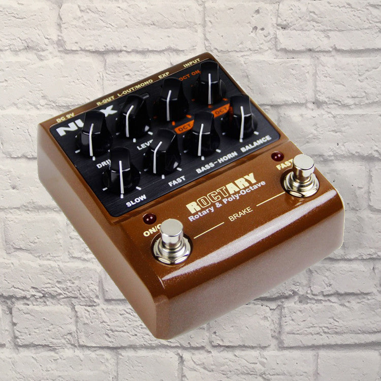 nux rotary pedal NuX Roctary Rotary Speaker and Octave Pedal