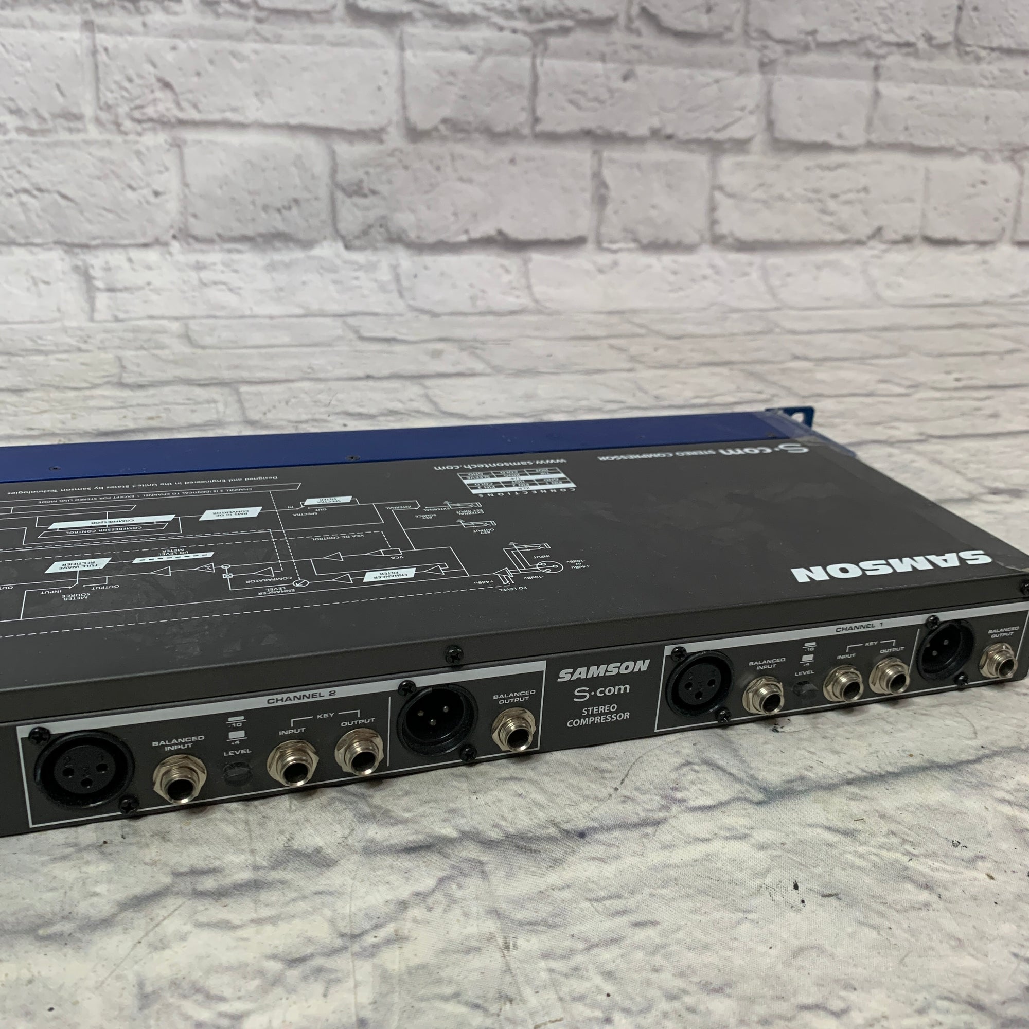 Samson S-Com Stereo Rack Compressor / Limiter
