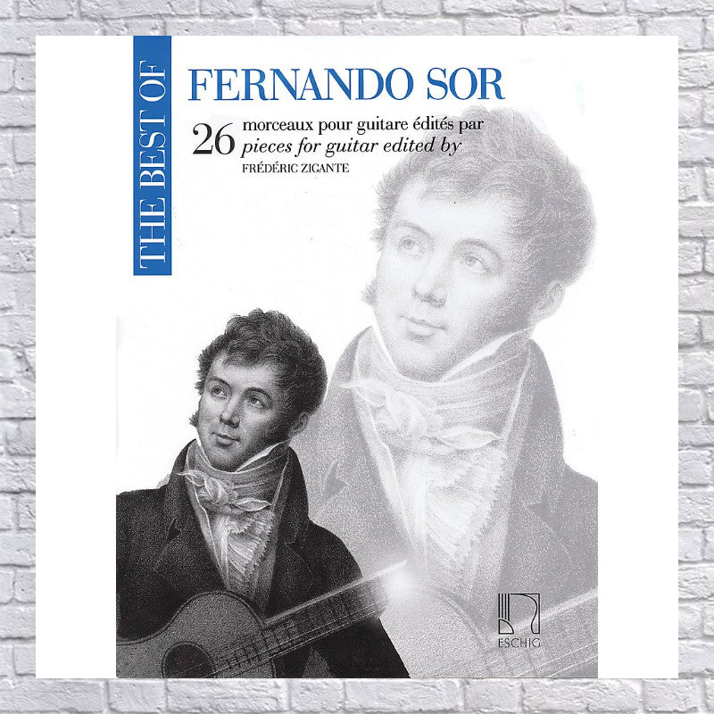 Durand The Best of Fernando Sor (26 Pieces for Guitar) Editions Durand Series Softcover