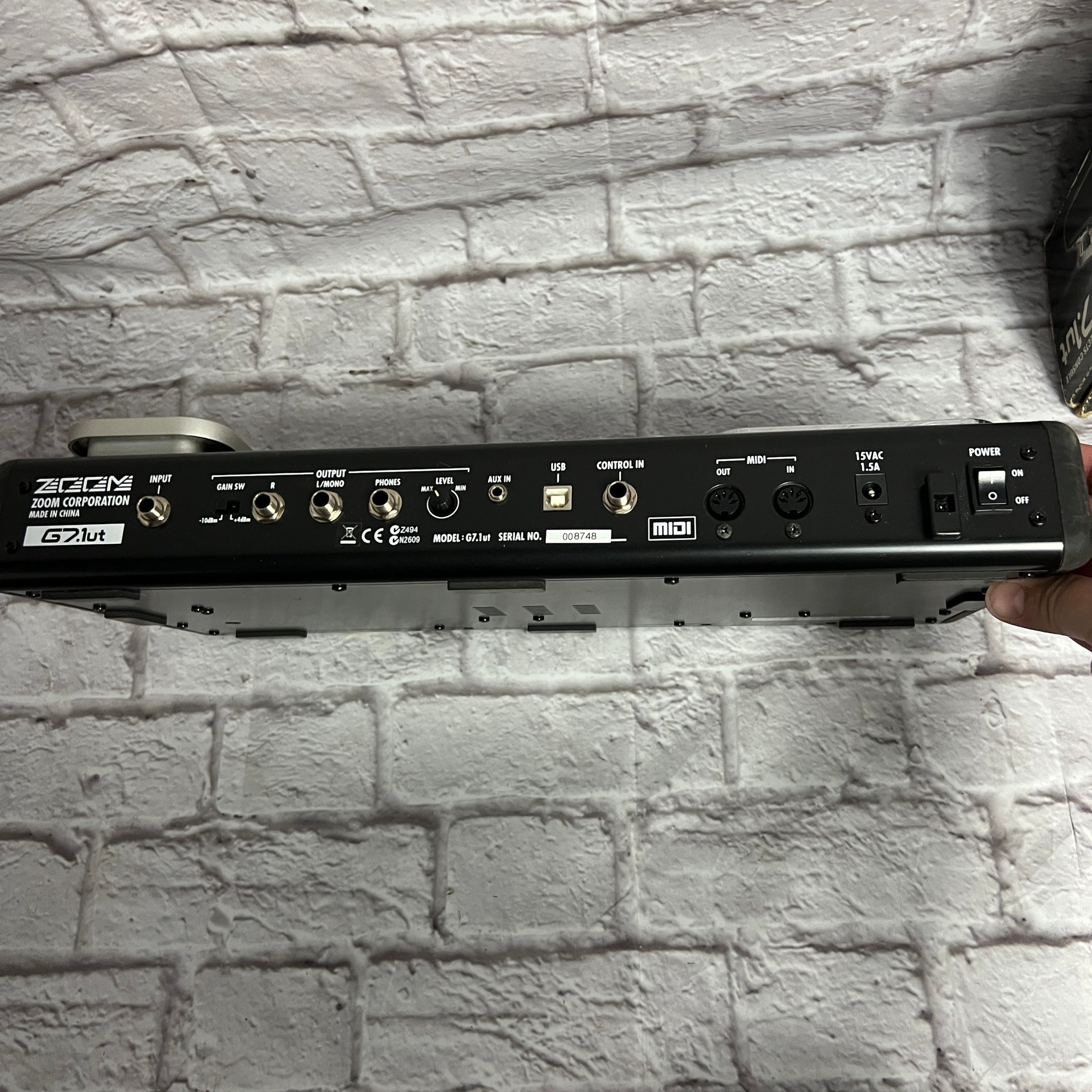 Zoom G7.1ut Multileffects Processor Pedal