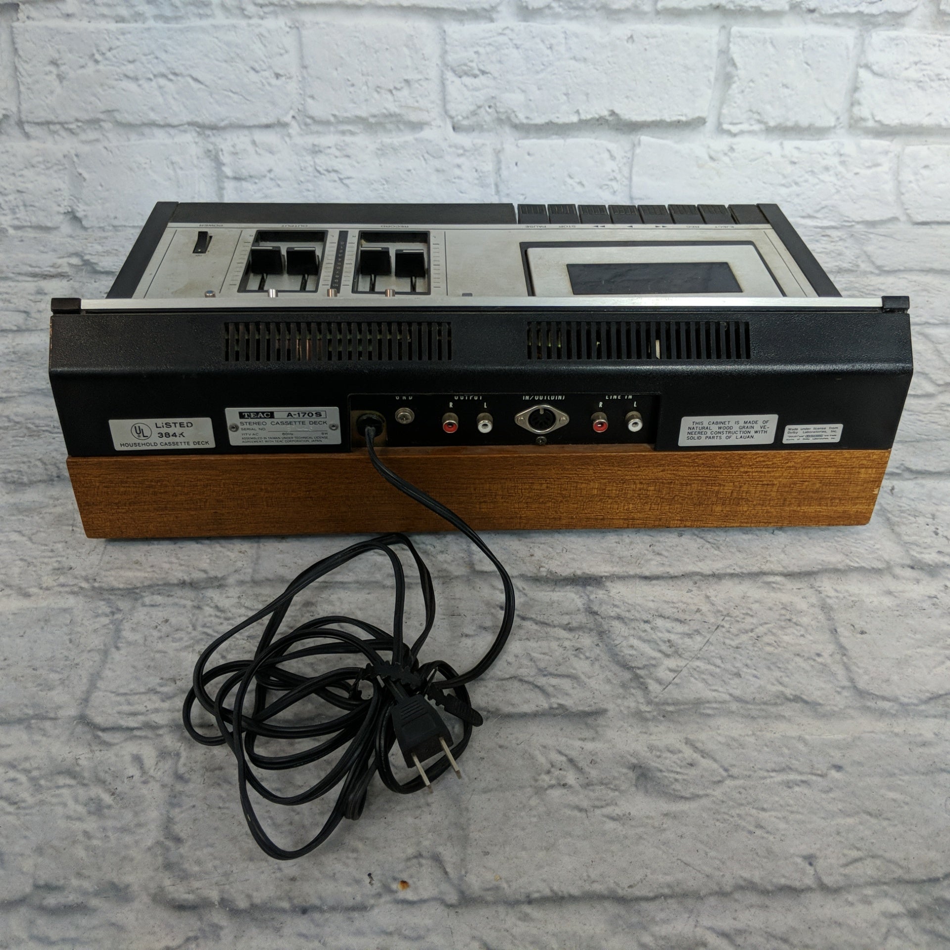 TEAC A-170S Stereo Cassete Deck