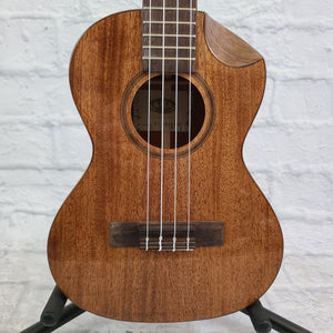 Kala KA-SMHT-SC Scallop Series Solid Mahogany Tenor Ukulele Gloss Natural