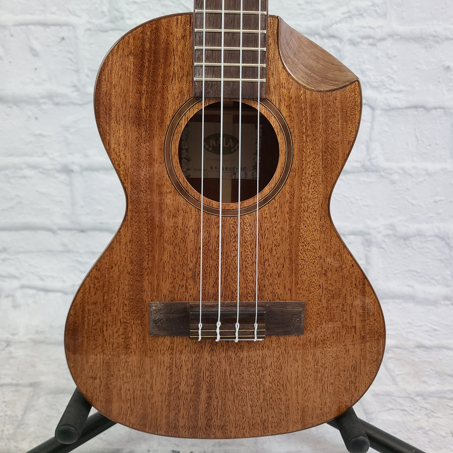 Kala KA-SMHT-SC Scallop Series Solid Mahogany Tenor Ukulele Gloss Natural