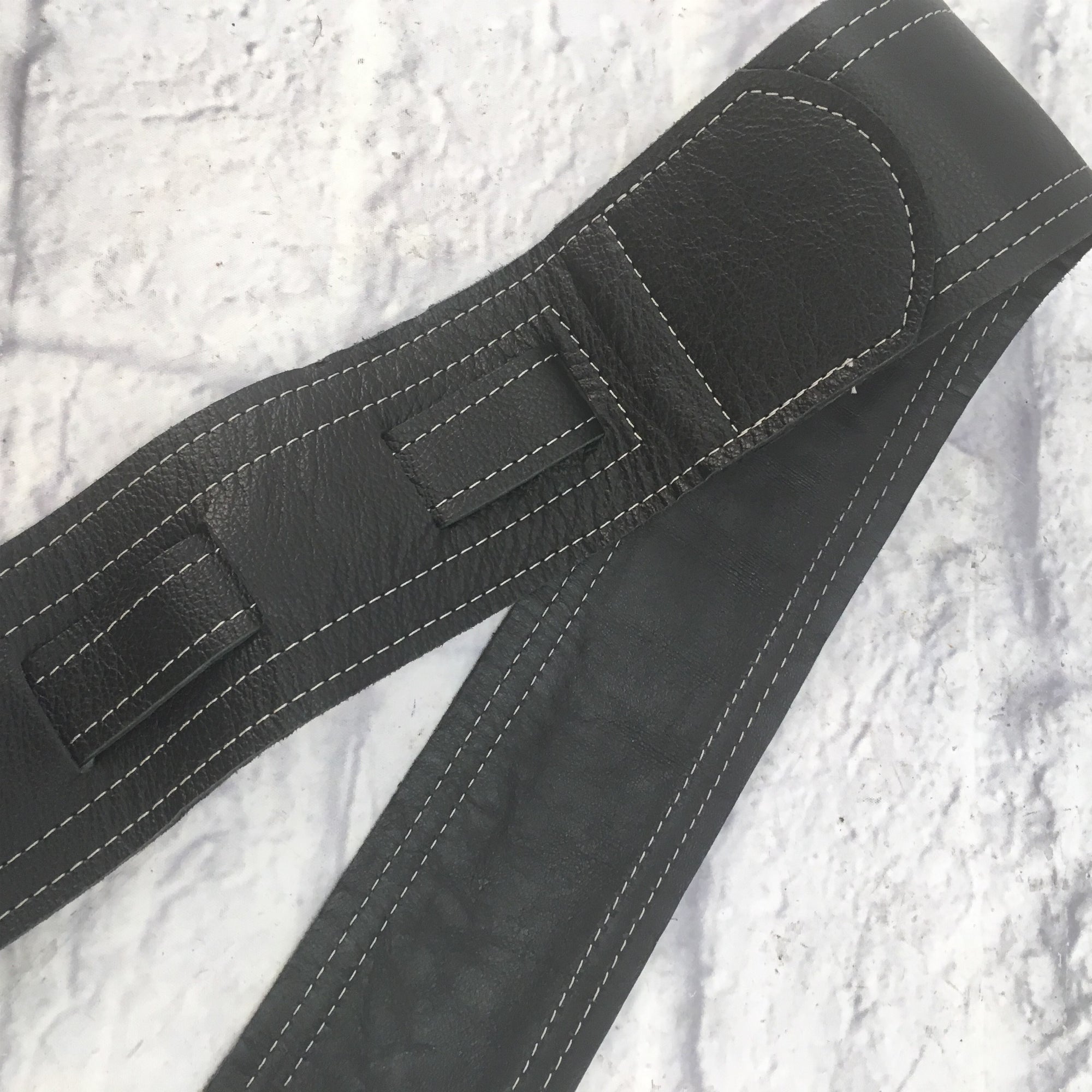 Artist Showcase Leather Guitar Strap Premier AS (Wide Black)