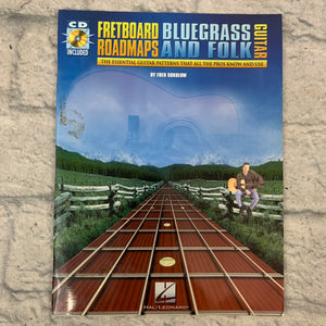 Hal Leonard Fretboard Roadmap Bluegrass and Folk Guitar with CD