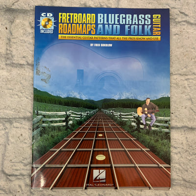 Hal Leonard Fretboard Roadmap Bluegrass and Folk Guitar with CD