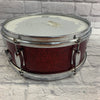 Vintage 1960s Japenese Pearl 14 Red Sparkle Snare Drum