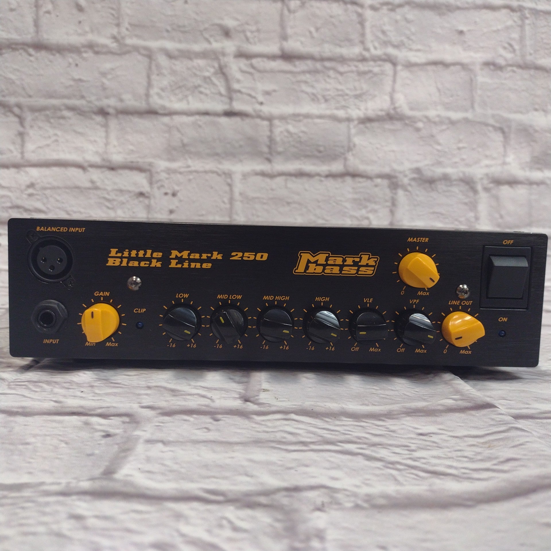 MarkBass Little Mark 250 Black Line Bass Head Bass Head