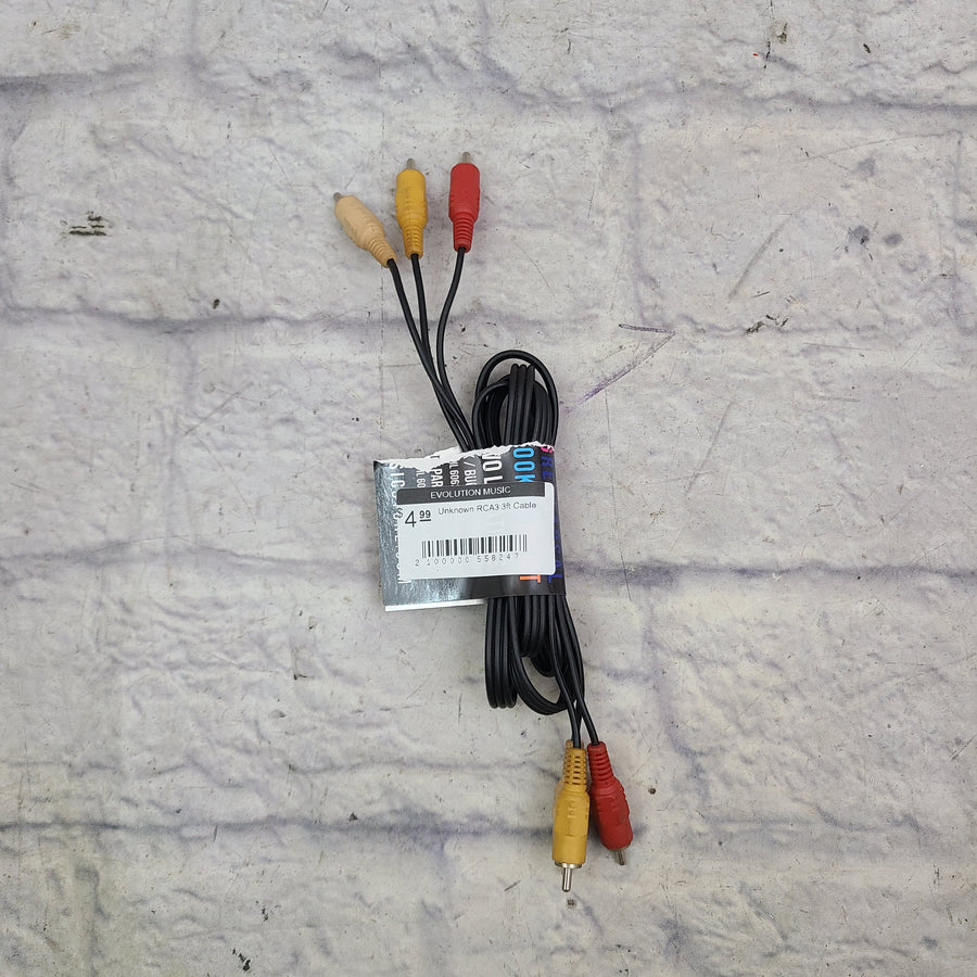 Unknown RCA3 3ft Cable