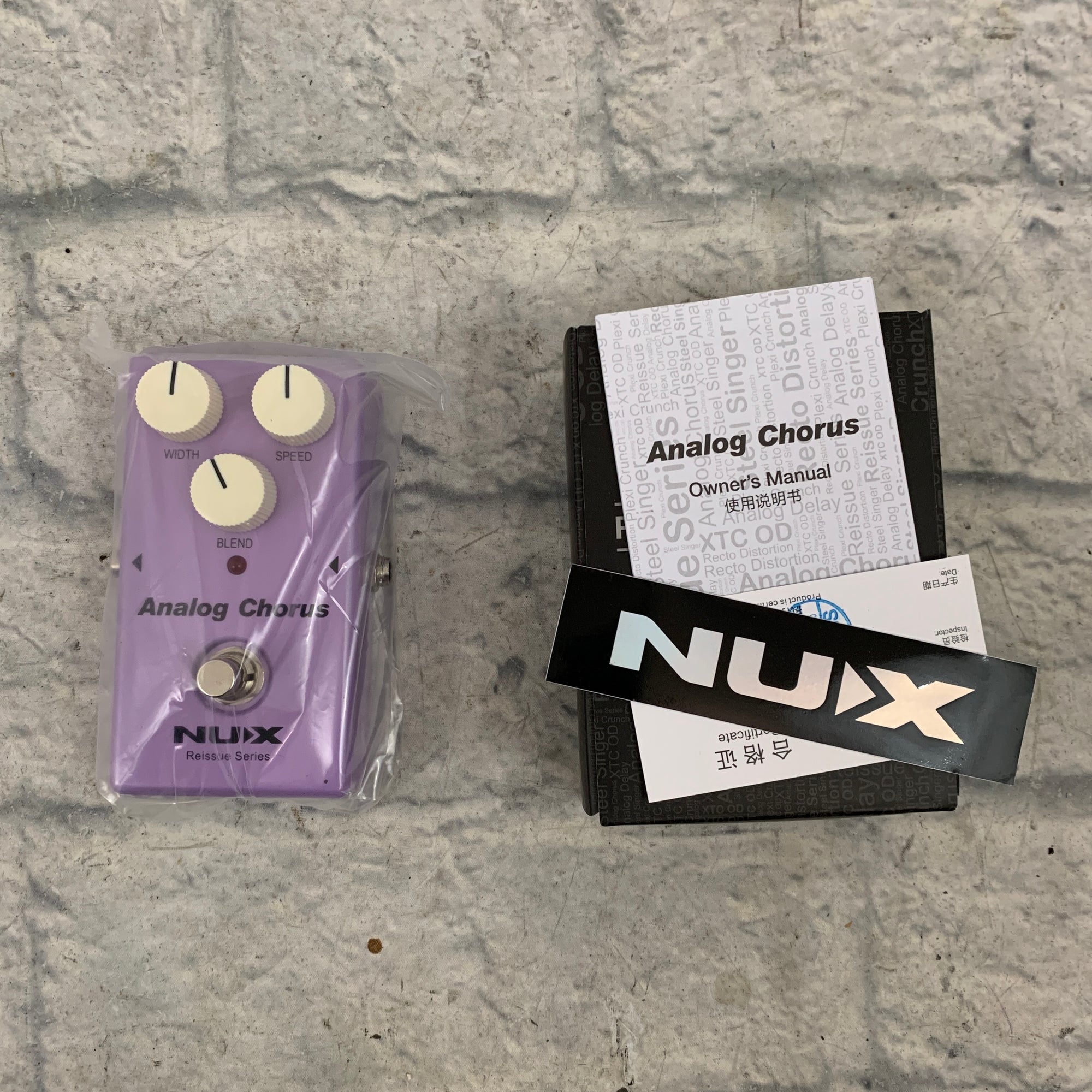 nux chorus pedal NuX Effects Reissue Series Analog Chorus Pedal