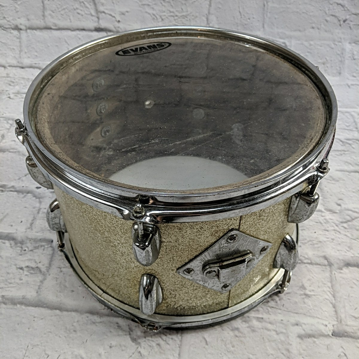 Slingerland Vintage 12 Silver Sparkle Tom