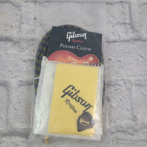 Gibson Custom 1/4" Cable & Cloth Pack