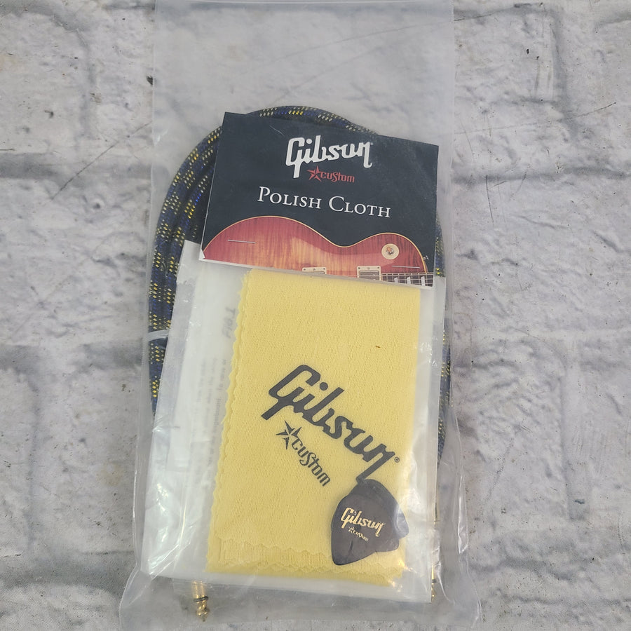 Gibson Custom 1/4" Cable & Cloth Pack