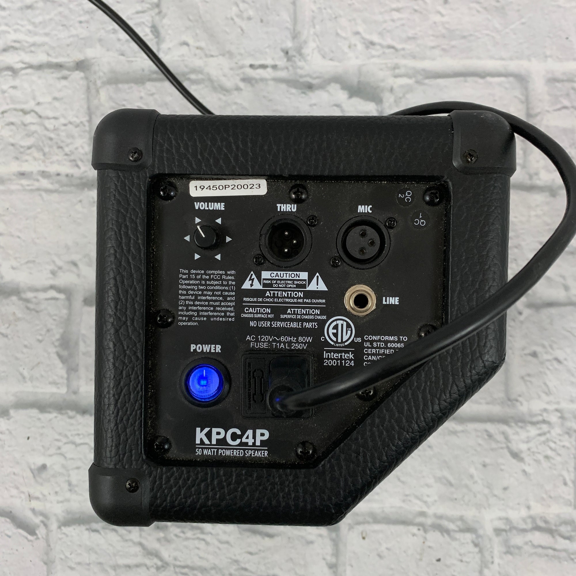Kustom KCP4P Powered Speaker