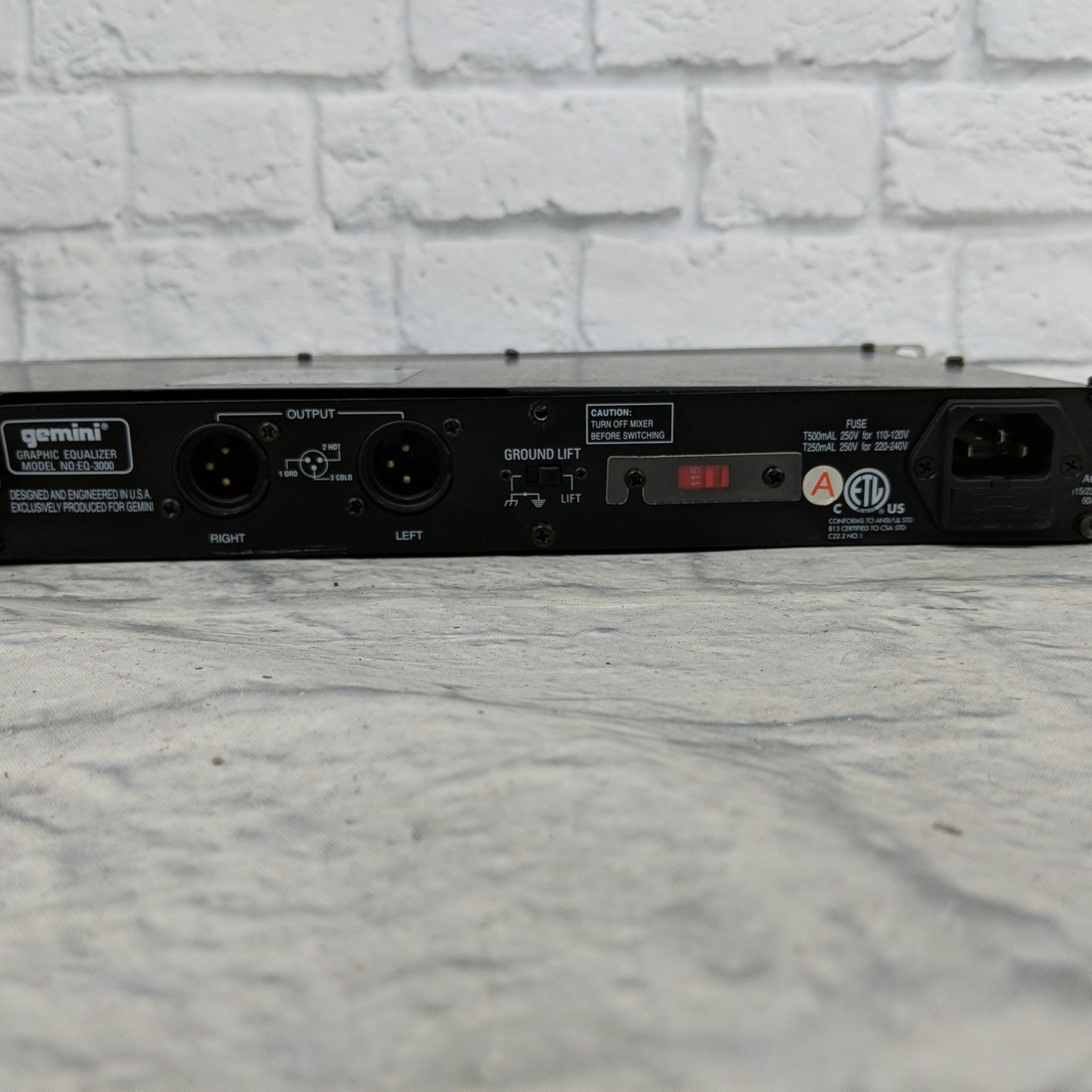Gemini EQ 3000