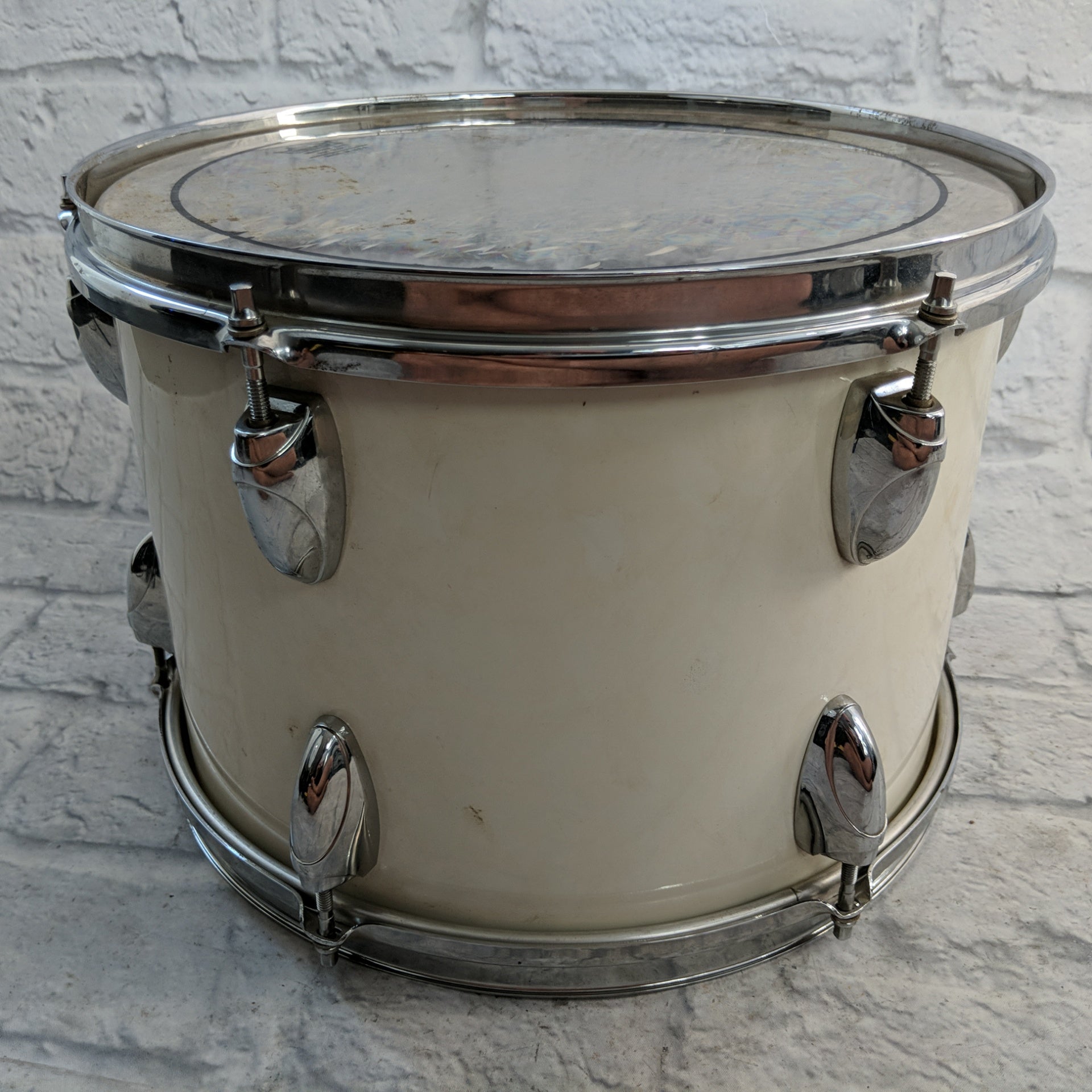 Yamaha 1970s Pre-Recording Custom TT-913DA 13x9 White 9000 Series Tom Drum Made in Japan