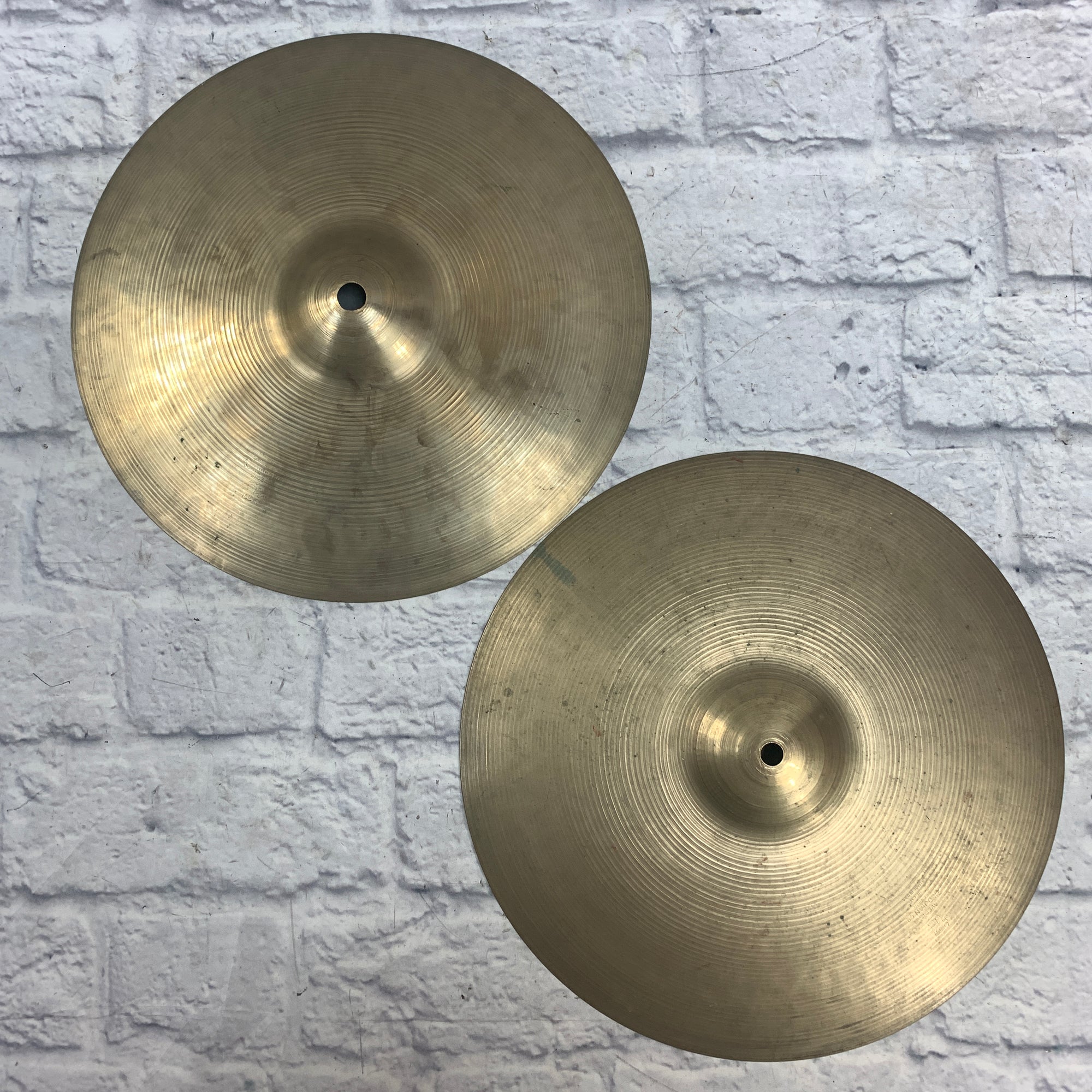 Vintage Zildjian New Beat Hi Hats 60s