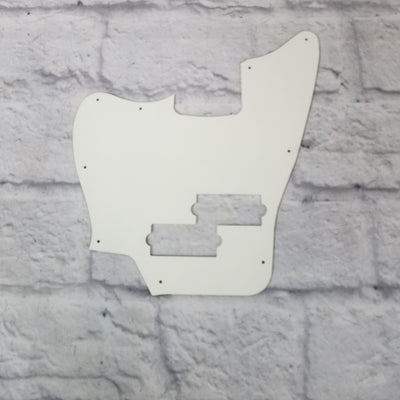 Jaguar Bass Pickguard White