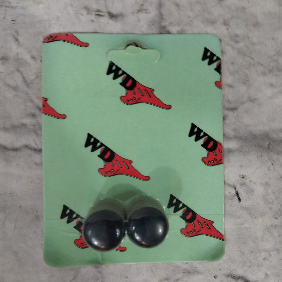 WD TBKB Brass Dome Knobs - Black