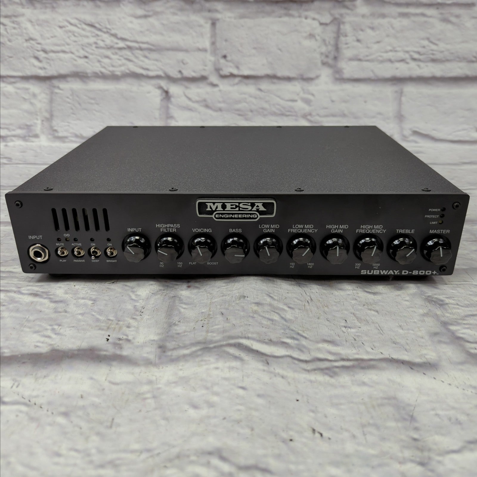 Mesa Boogie Subway D-800 Plus 800-Watt Bass Amp Head