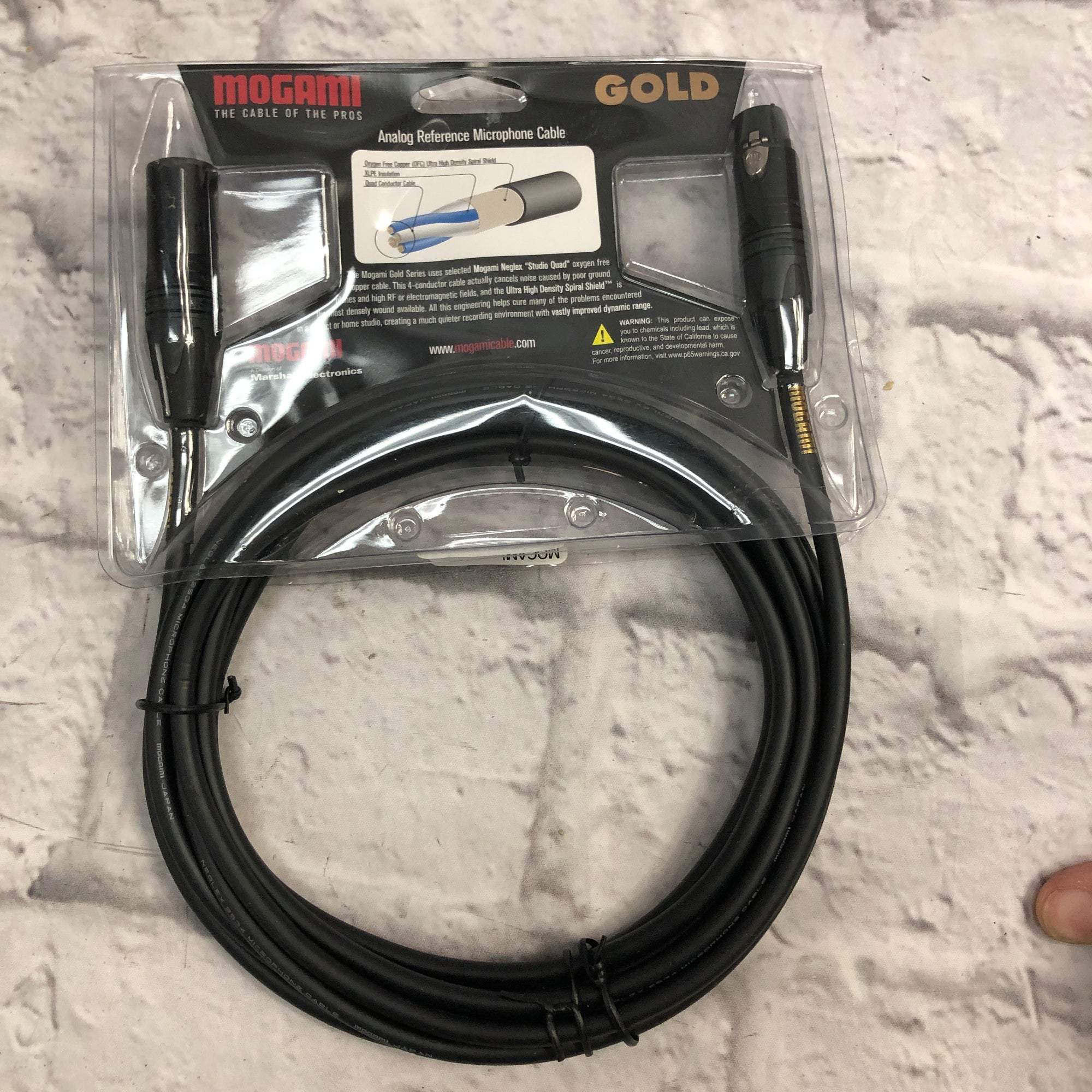 Mogami 15 Studio Gold Microphone Cable