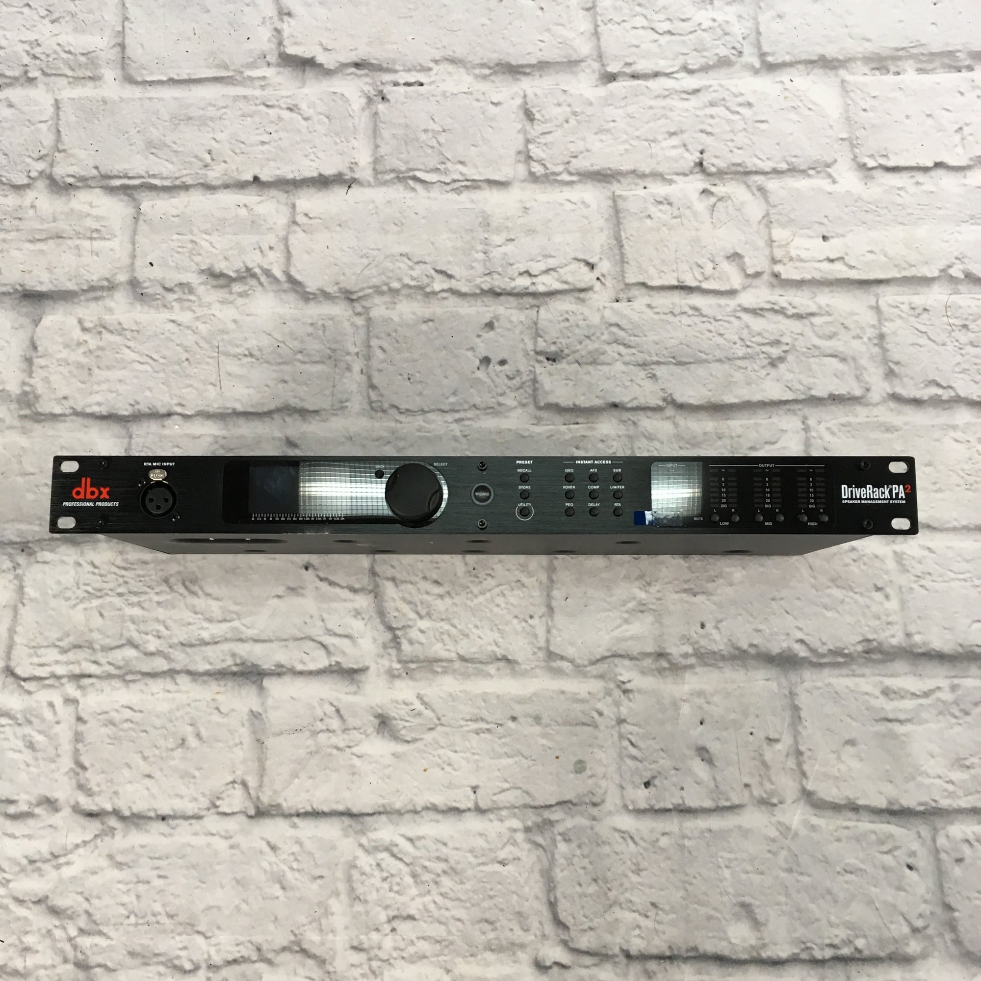 DBX DriveRack PA2 Loudspeaker Management System